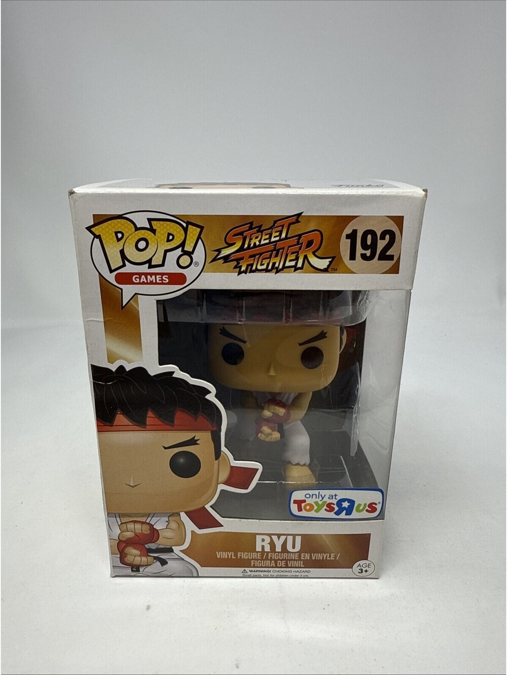 Funko Pop Street Fighter  Ryu Special Attack Toys R Us Exclusive #192